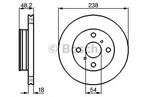 TOYOTA 43512-20310 гальмівний диск