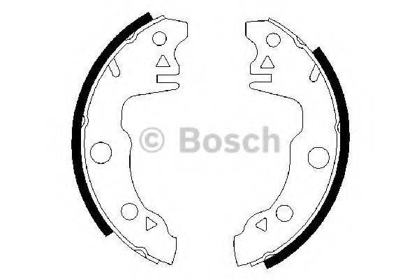 BOSCH 0986487020 Комплект гальмівних колодок