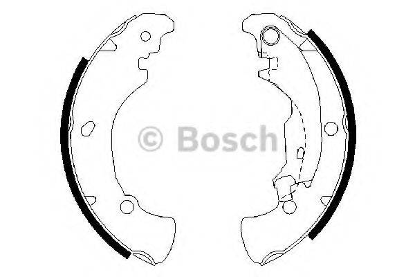 BOSCH BS809 Комплект гальмівних колодок