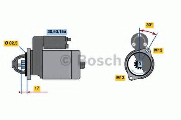 BOSCH 1633 Стартер