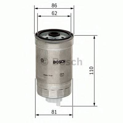 BOSCH F026402011 Паливний фільтр