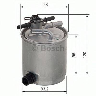 BOSCH F026402019 Паливний фільтр