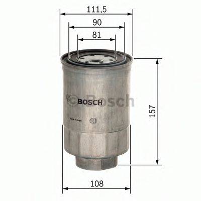 BOSCH F026402025 Паливний фільтр