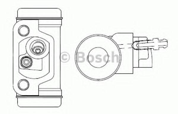 BOSCH F026002357 Комплект колісного гальмівного фільтра