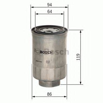 BOSCH F026402110 Паливний фільтр