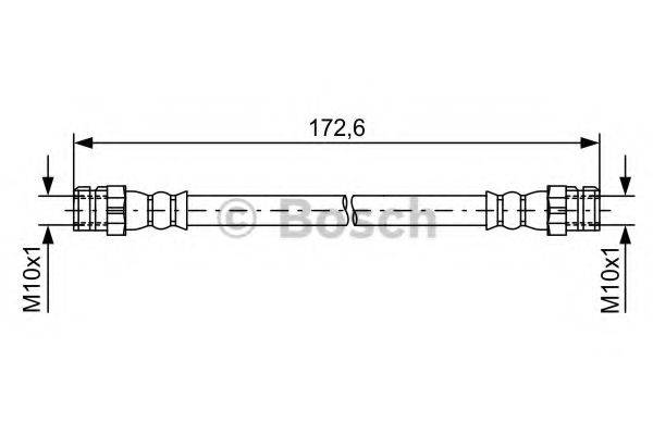 LPR 6T48615 Гальмівний шланг