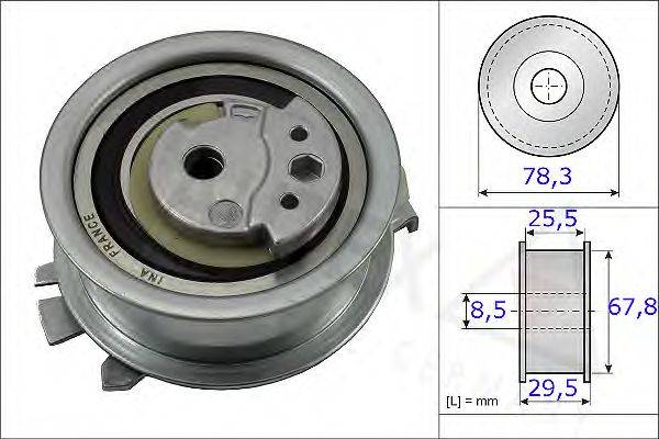 AUTEX 654760 Натяжний ролик, ремінь ГРМ