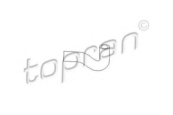TOPRAN 100199 Шланг, повітровідведення кришки головки циліндра