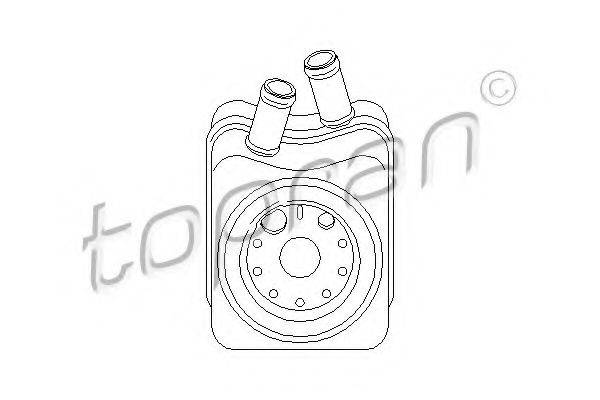 TOPRAN 109778 масляний радіатор, моторне масло