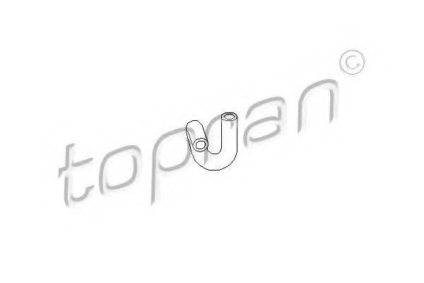 TOPRAN 107304 Шланг радіатора