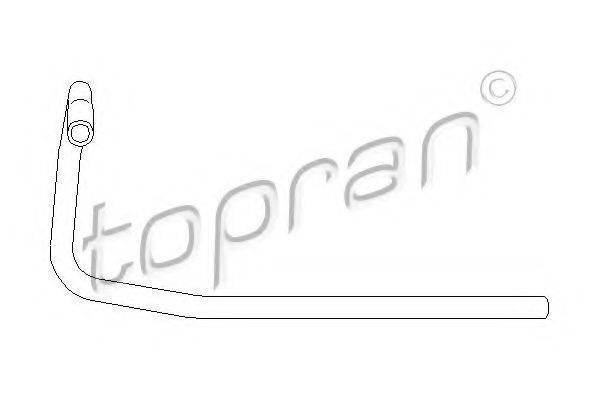TOPRAN 104132 Шланг радіатора