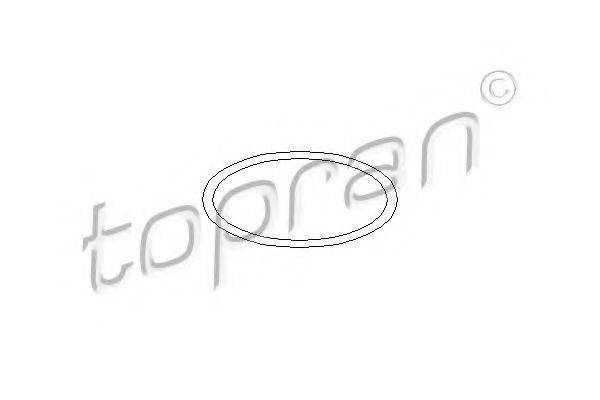 TOPRAN 400689 Прокладка, термостат