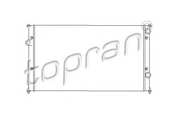 TOPRAN 110178 Радіатор, охолодження двигуна