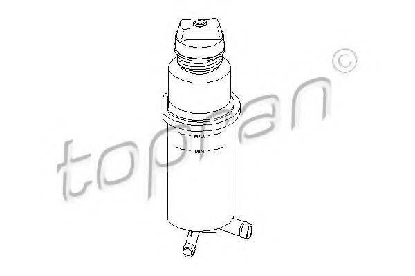 TOPRAN 109070 Компенсаційний бак, гідравлічного масла услювача керма