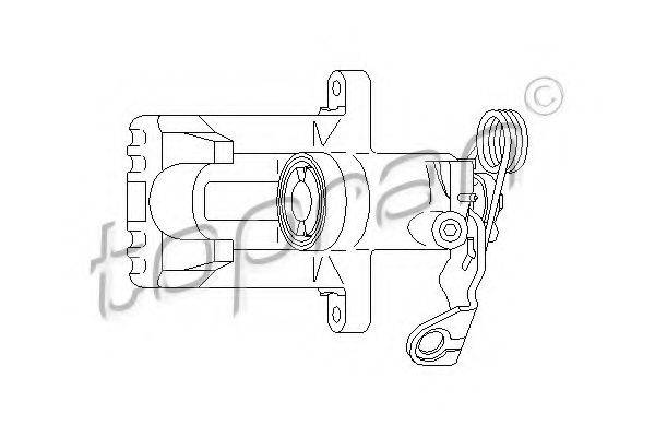 TOPRAN 110284 Гальмівний супорт