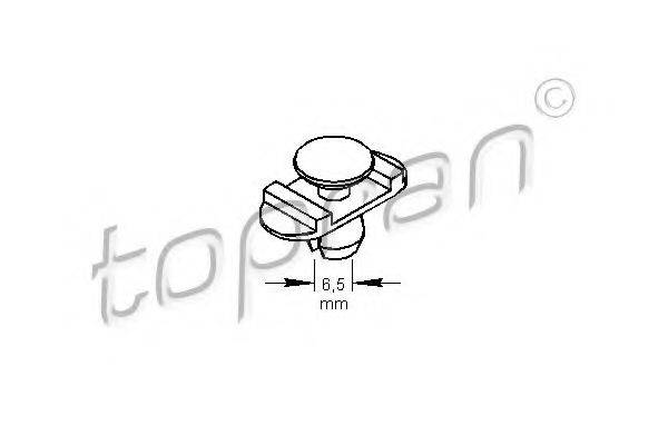 SEAT 811 807 447 Пружинний затискач; Затискач, молдинг / захисна накладка