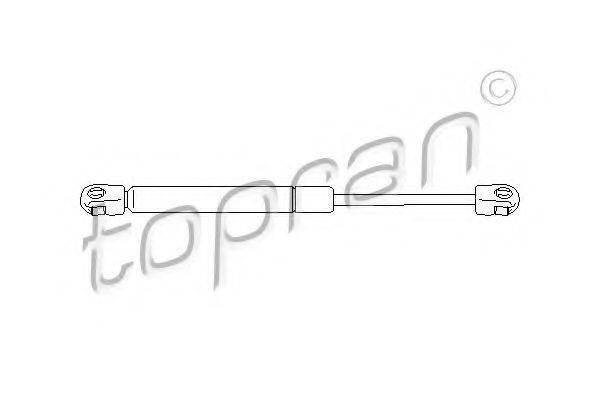 TOPRAN 109904 Газова пружина, кришка багажника