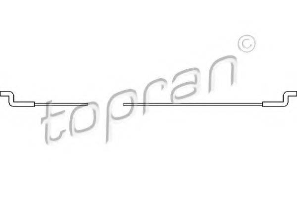 TOPRAN 102923 Трос, регулювання спинки сидіння
