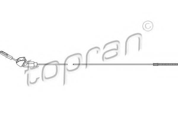 TOPRAN 200871 Трос, стоянкова гальмівна система