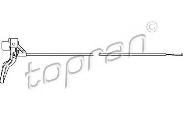 TOPRAN 206218 Тросик замку капота