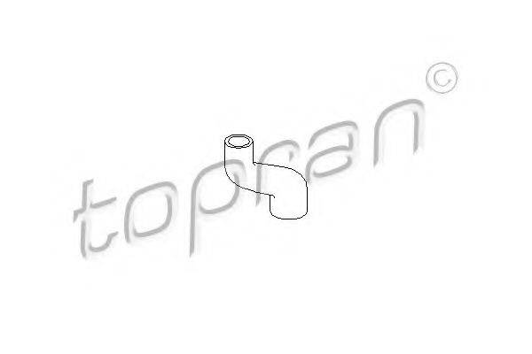 TOPRAN 205714 Шланг радіатора
