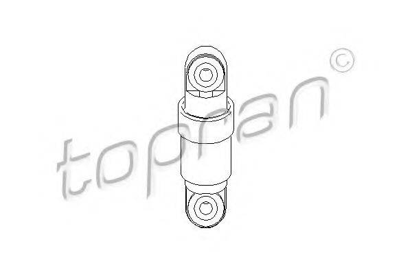 TOPRAN 206046 Натягувач ременя, клинового зубча