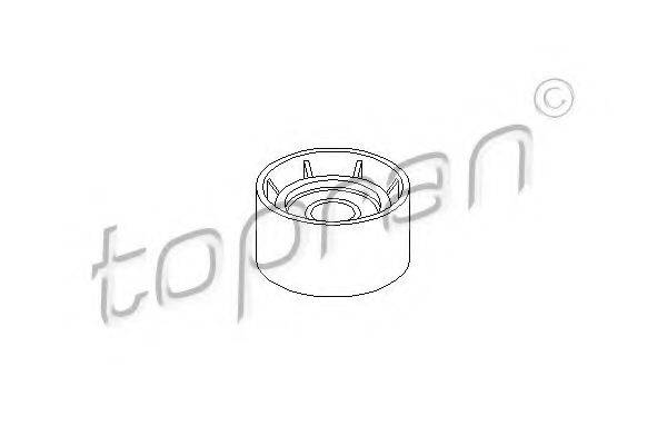 TOPRAN 207077 Паразитний / провідний ролик, полікліновий ремінь
