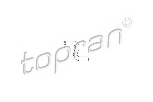 TOPRAN 206178 Шланг, вентиляція картера
