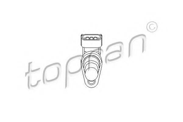 TOPRAN 206841 Датчик частоти обертання, керування двигуном