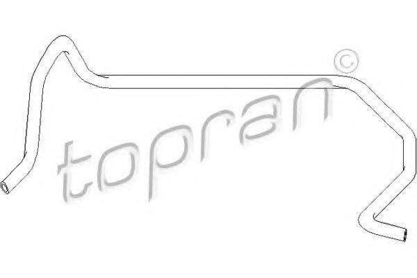 TOPRAN 301431 Шланг радіатора