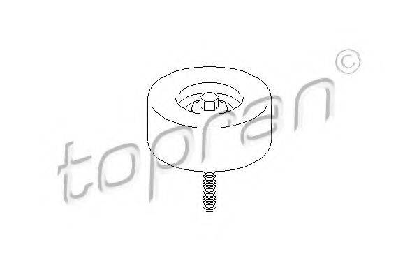 TOPRAN 302157 Паразитний / провідний ролик, полікліновий ремінь