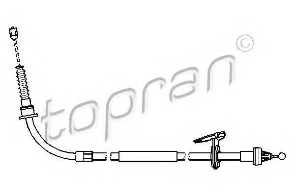 TOPRAN 501102 Трос, стоянкова гальмівна система