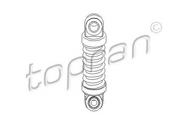 TOPRAN 722415 Амортизатор, полікліновий ремінь