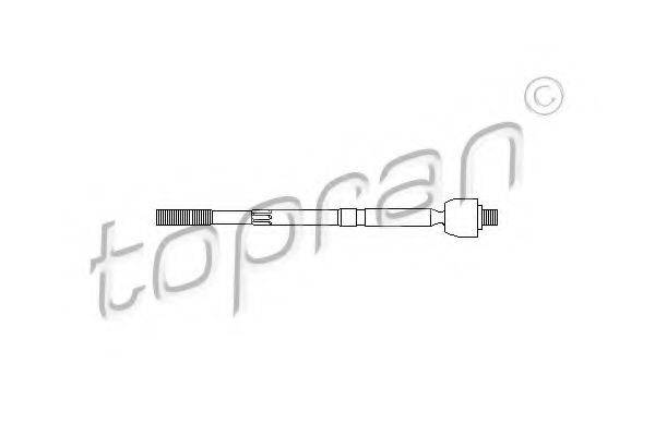 TOPRAN 207670 Осьовий шарнір, рульова тяга
