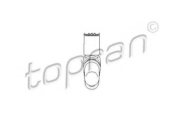 TOPRAN 207854 Датчик частоти обертання, керування двигуном