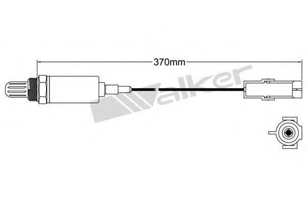 WALKER PRODUCTS 25021001 Лямбда-зонд