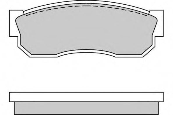 HONDA 725191631 Комплект гальмівних колодок, дискове гальмо