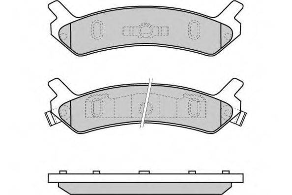 E.T.F. 21771 Комплект гальмівних колодок, дискове гальмо