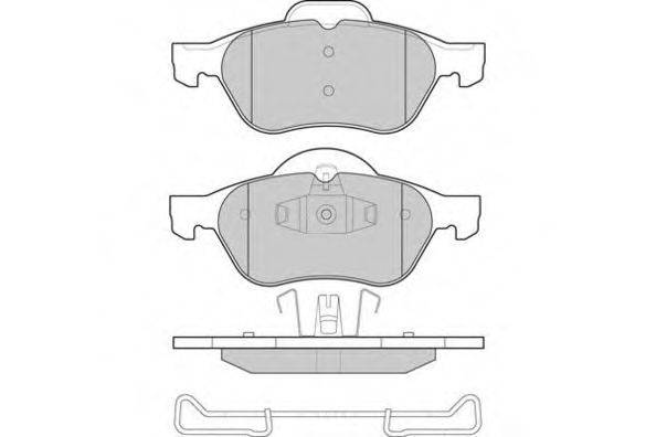 E.T.F. 24535 Комплект гальмівних колодок, дискове гальмо