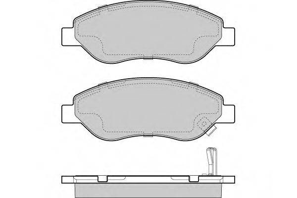 E.T.F. 24550 Комплект гальмівних колодок, дискове гальмо