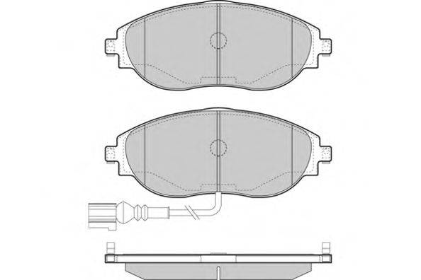 E.T.F. 24738 Комплект гальмівних колодок, дискове гальмо