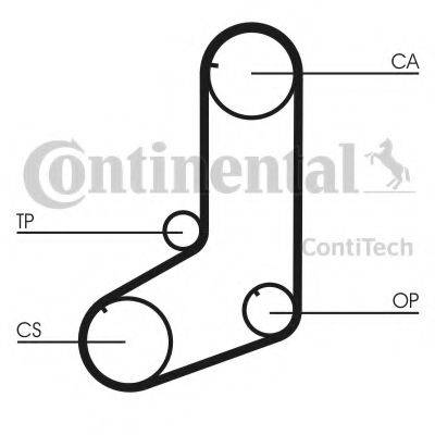 CONTITECH CT911K1 Комплект ременя ГРМ