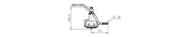 GENERAL RICAMBI FI4029 Рульовий механізм