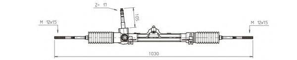 GENERAL RICAMBI FI4112 Рульовий механізм