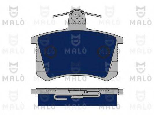 MALO 1050012 Комплект гальмівних колодок, дискове гальмо