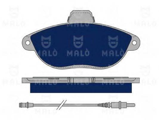 MALO 1050070 Комплект гальмівних колодок, дискове гальмо