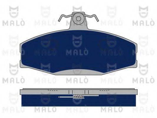 MALO 1050120 Комплект гальмівних колодок, дискове гальмо