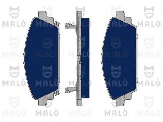 MALO 1050128 Комплект гальмівних колодок, дискове гальмо