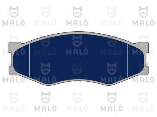 MALO 1050151 Комплект гальмівних колодок, дискове гальмо