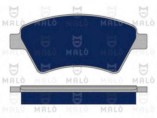 MALO 1050171 Комплект гальмівних колодок, дискове гальмо